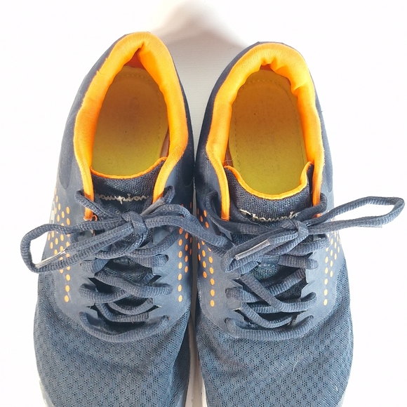 Champion Men's Navy Blue Orange Gusto Cross Trainer Shoes, 8 - Picture 5 of 12